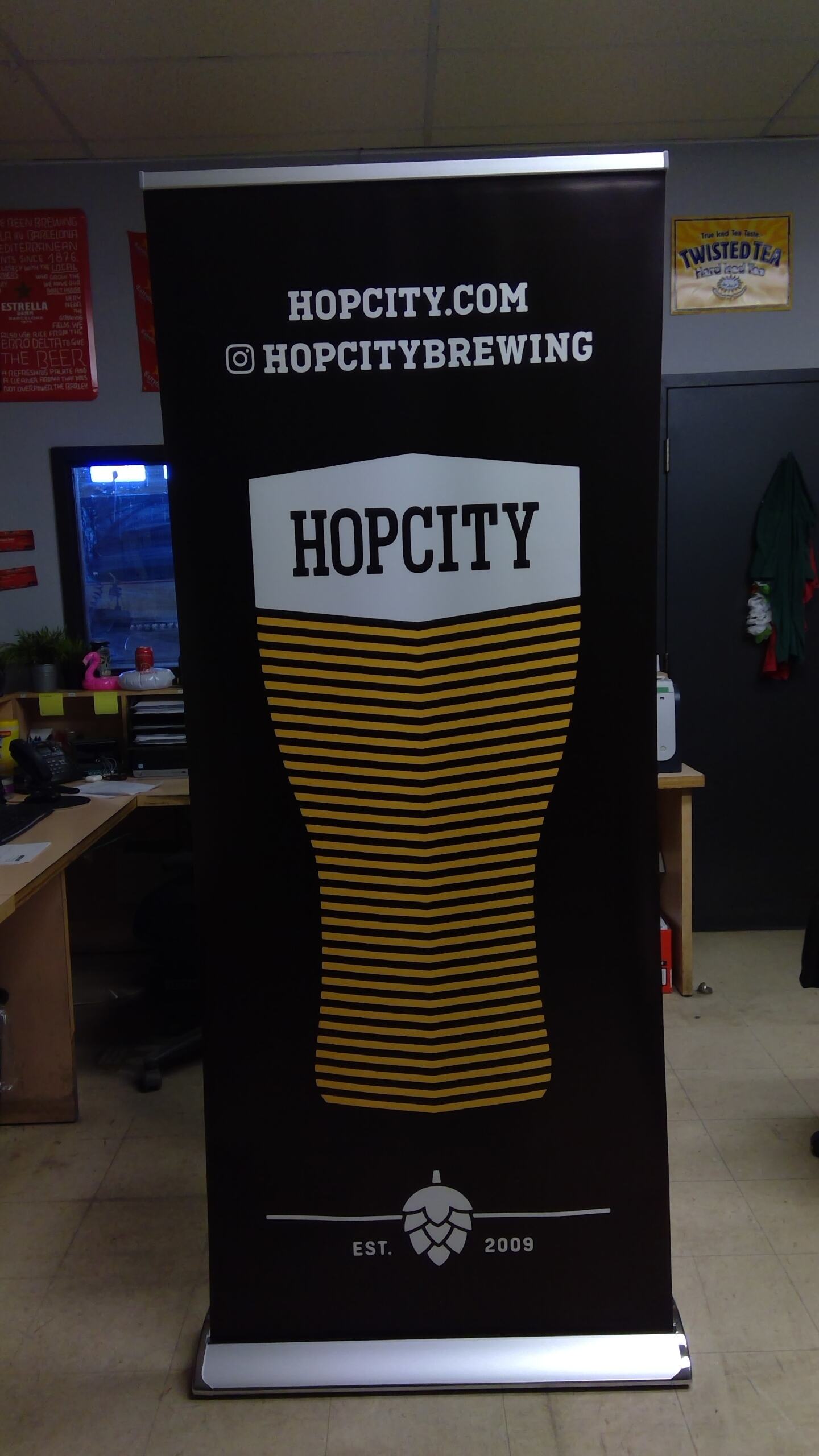 Hop City Pop Up Banner - HC_POPUPBANNER