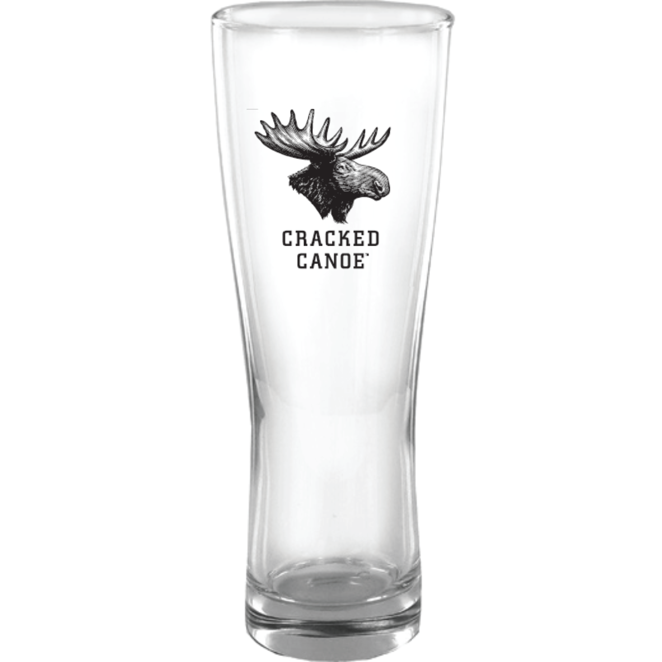 Cracked Canoe 16oz Glass 24pk - CANOE 16OZ GLASSWARE